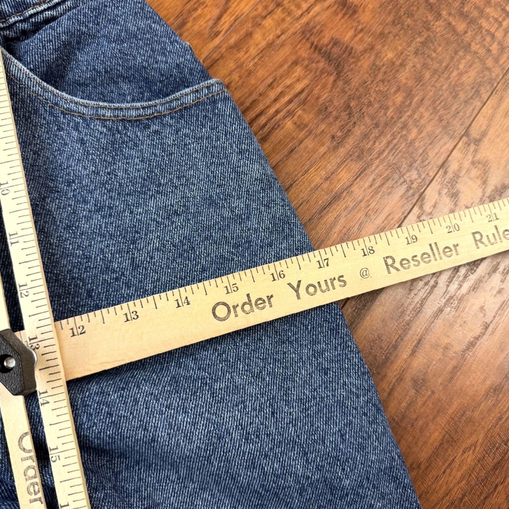 Gap VINTAGE Gap Jeans Womens 10 Straight High Rise Denim 90s Made in USA 20x32 Blue 100% Cotton Pockets Mens? Size 32" / US 10 / IT 46 - 7 Thumbnail