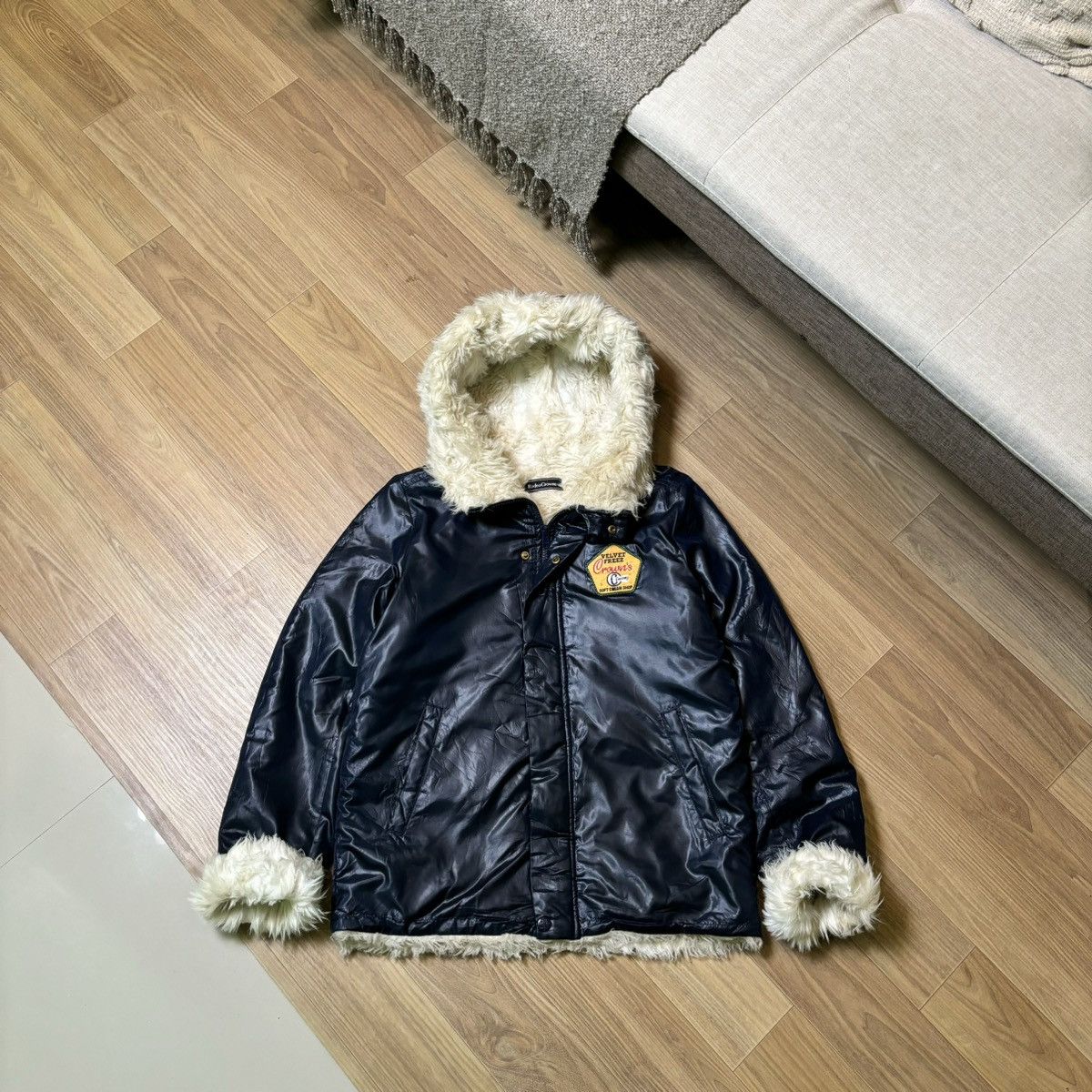 If Six Was Nine × Japanese Brand × Le Grande Bleu (L.G.B.) RodeoCrowns faux fur jacket ifsixwasnine L.G.B style japan Size US M / EU 48-50 / 2 - 3 Thumbnail