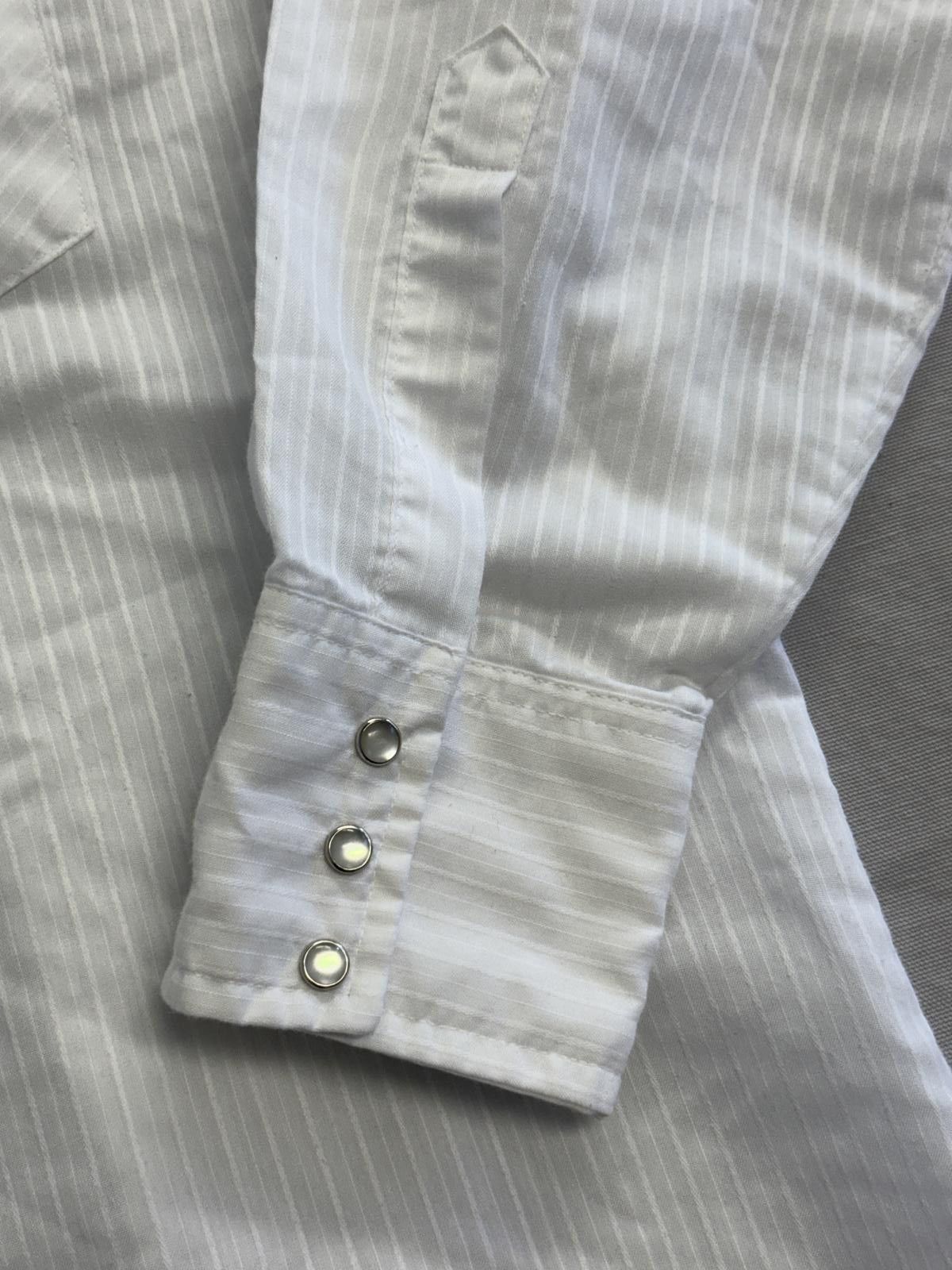Wrangler Vintage Western LS Wrangler White Button Up Made in USA XL Size US XL / EU 56 / 4 - 5 Thumbnail