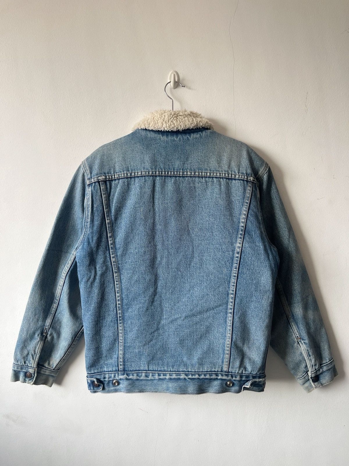 Levi's 80s Levi’s Sherpa Trucker Denim Jacket Size US M / EU 48-50 / 2 - 7 Thumbnail