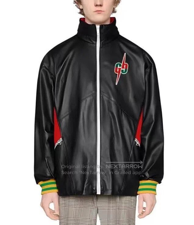 Gucci gucci dual g patch leather jacket. Size US L / EU 52-54 / 3 - 4 Thumbnail