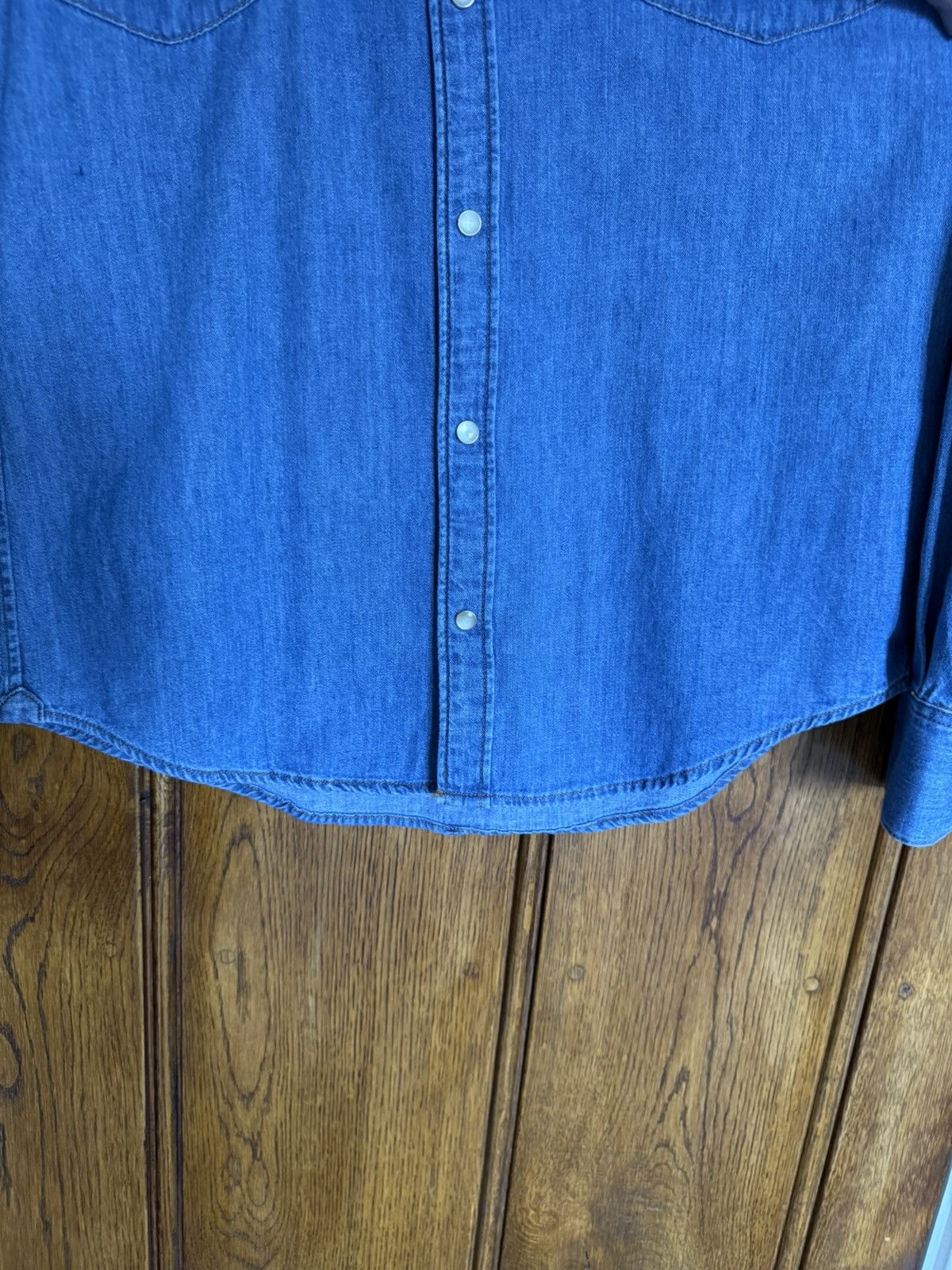 Celine FW20 Celine denim western shirt Hedi Slimane M grail union Size US M / EU 48-50 / 2 - 16 Thumbnail
