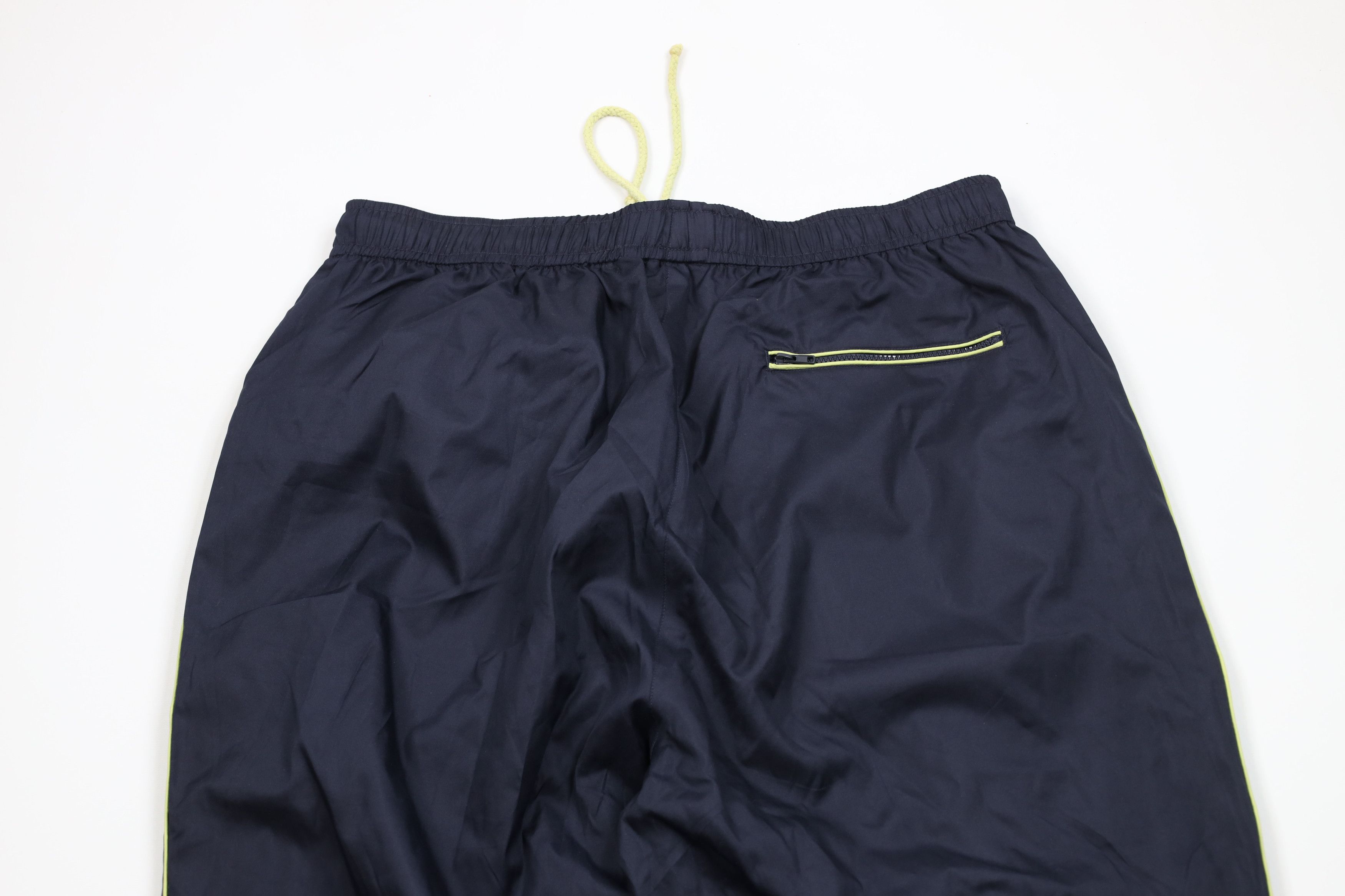 Vintage Vintage 90s Y2K Streetwear Wide Leg Windbreaker Pants Blue Size US 38 / EU 54 - 10 Thumbnail