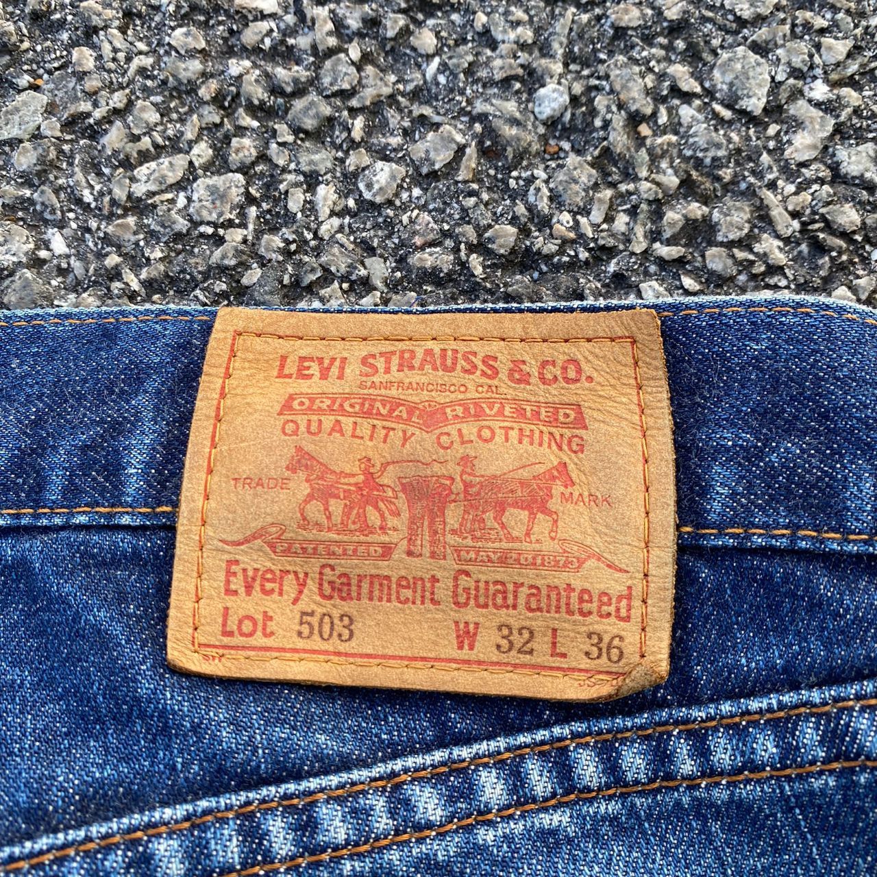 Levi's 💥Best Offer💥Vintage 90s Levis 503 Distressed Denim Size US 31 - 16 Thumbnail