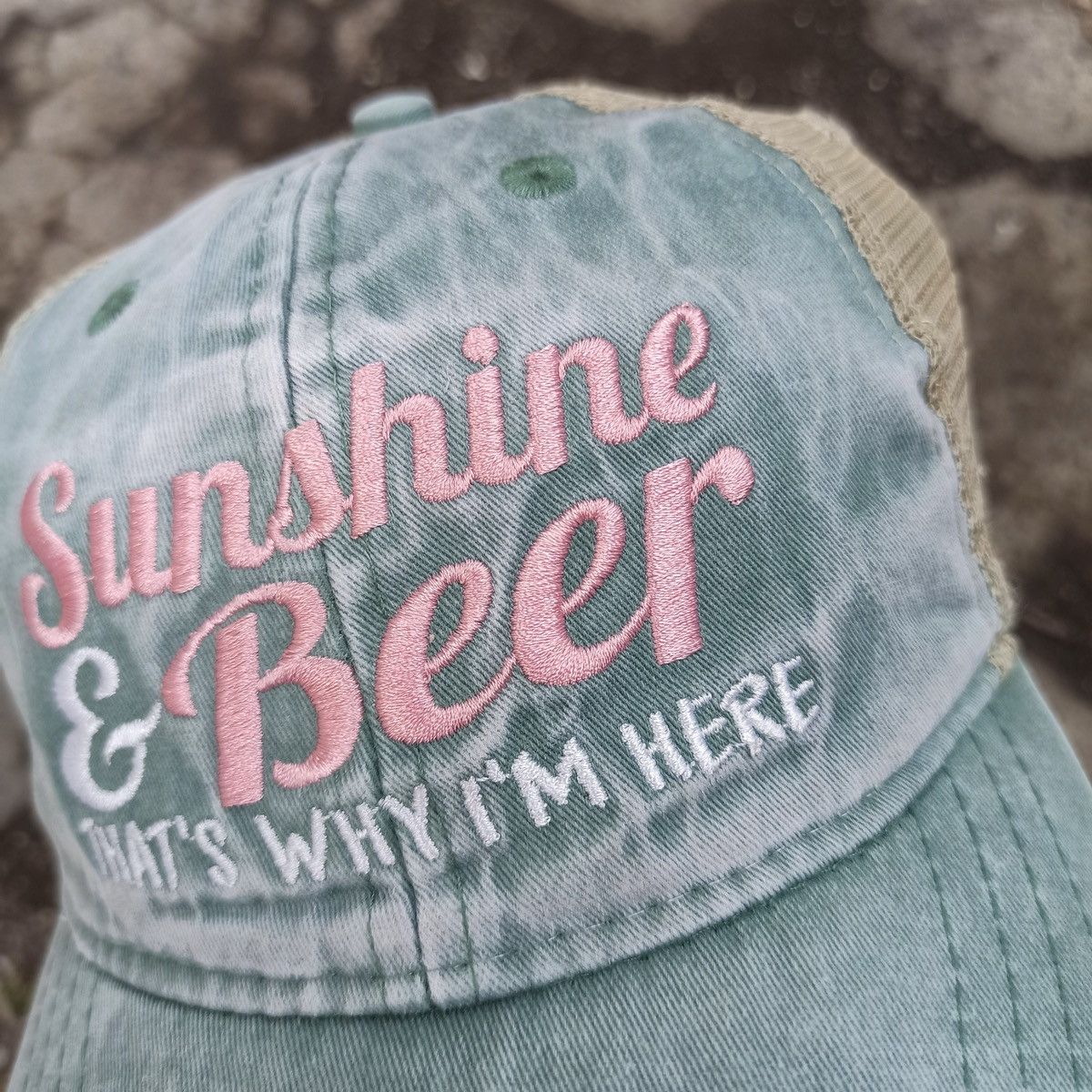 14th Addiction SICK wash distresses hat sunshine & beer Size ONE SIZE - 12 Thumbnail
