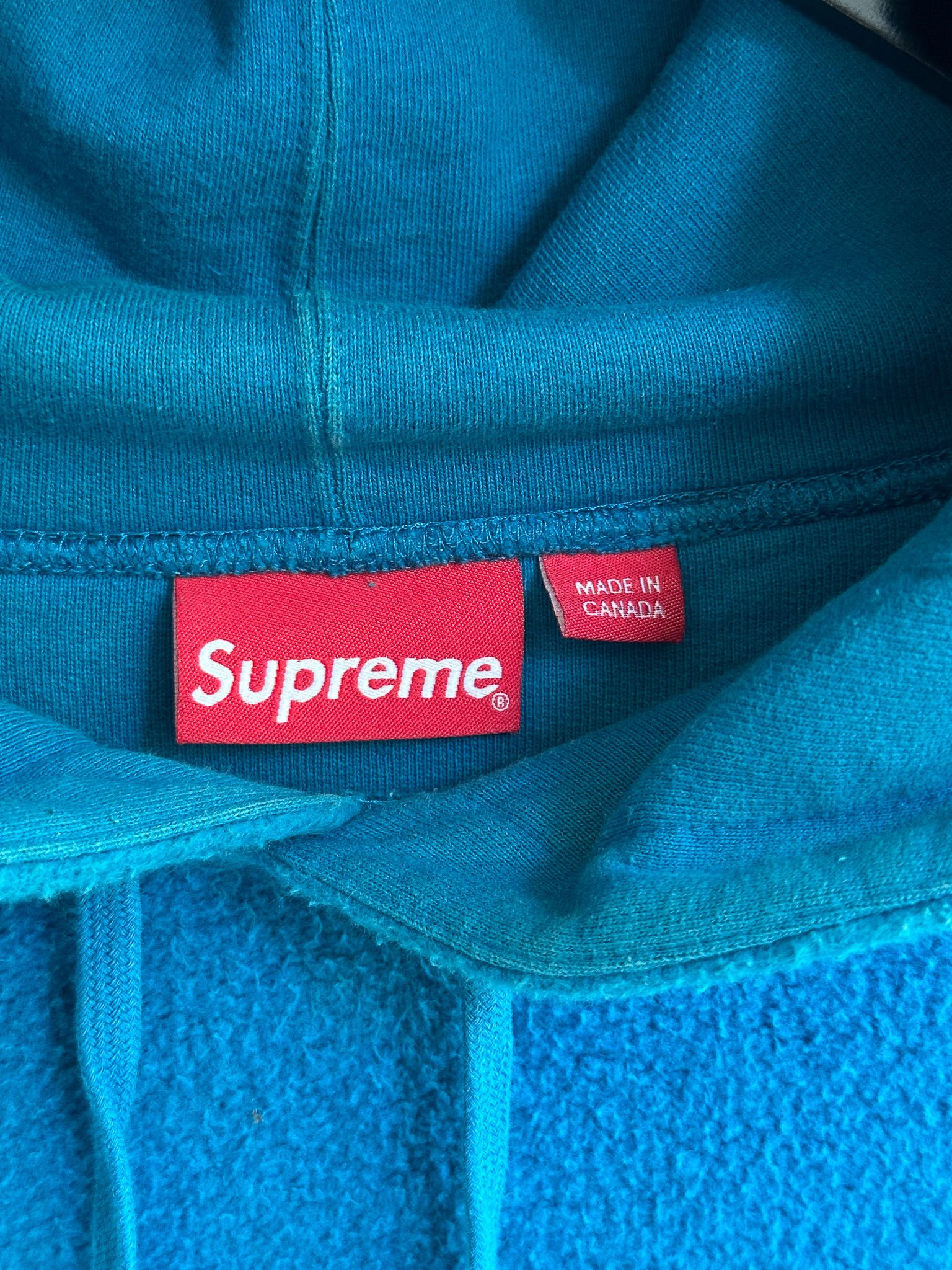 Supreme Supreme Reverse Fleece Hooded Sweatshirt Size US XL / EU 56 / 4 - 5 Thumbnail