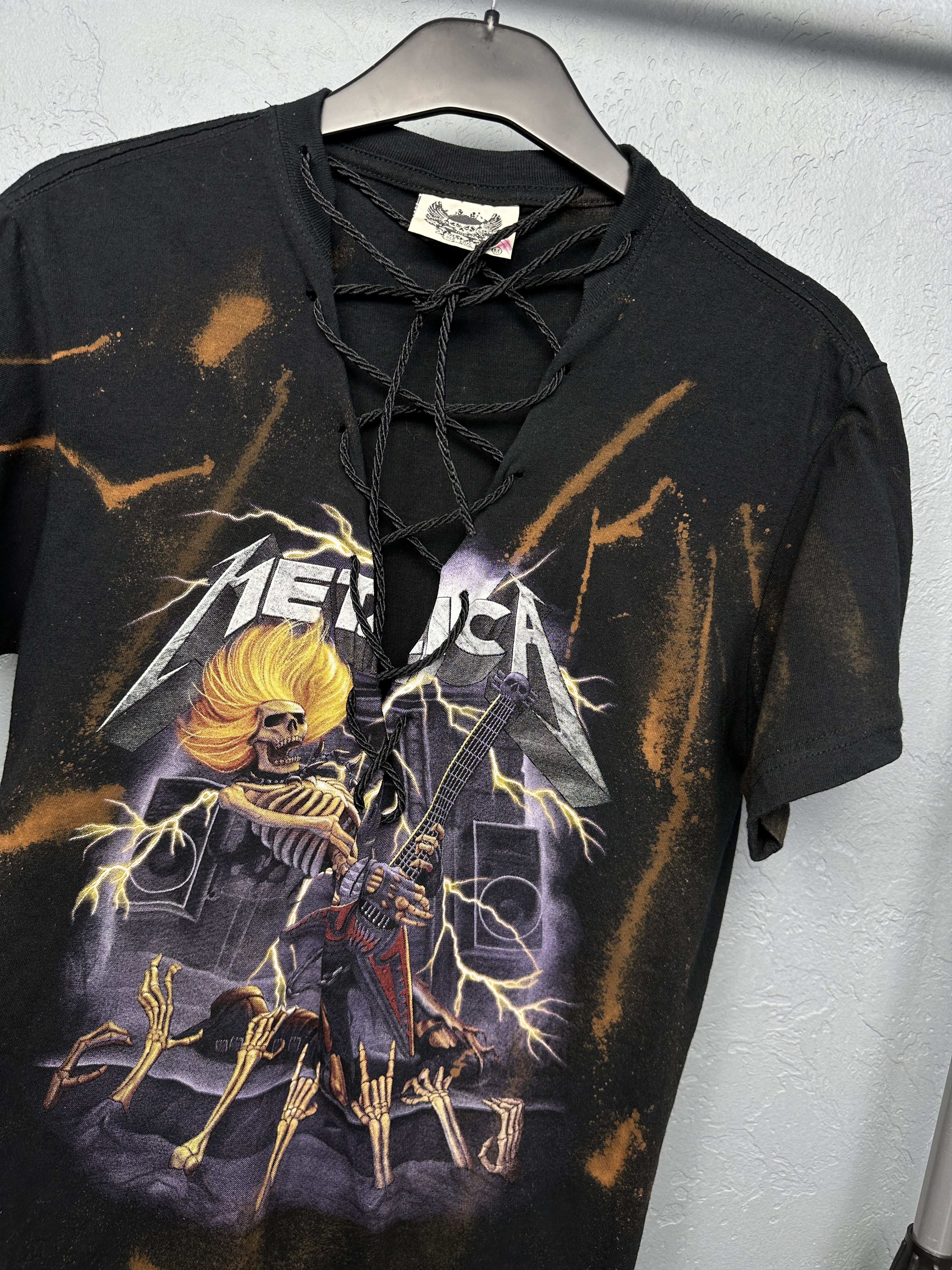 Metallica Metallica 90s Vintage Mens Rock Band T-Shirt Size US M / EU 48-50 / 2 - 2 Thumbnail