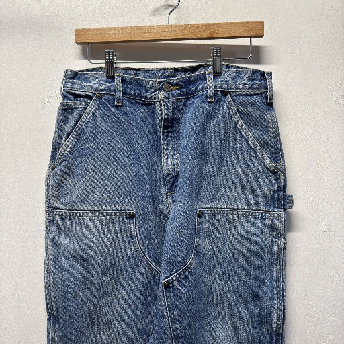 Carhartt 90s Carhartt Faded Double Knee Pants USA ERD Grunge Chrome Size US 33 - 3 Thumbnail