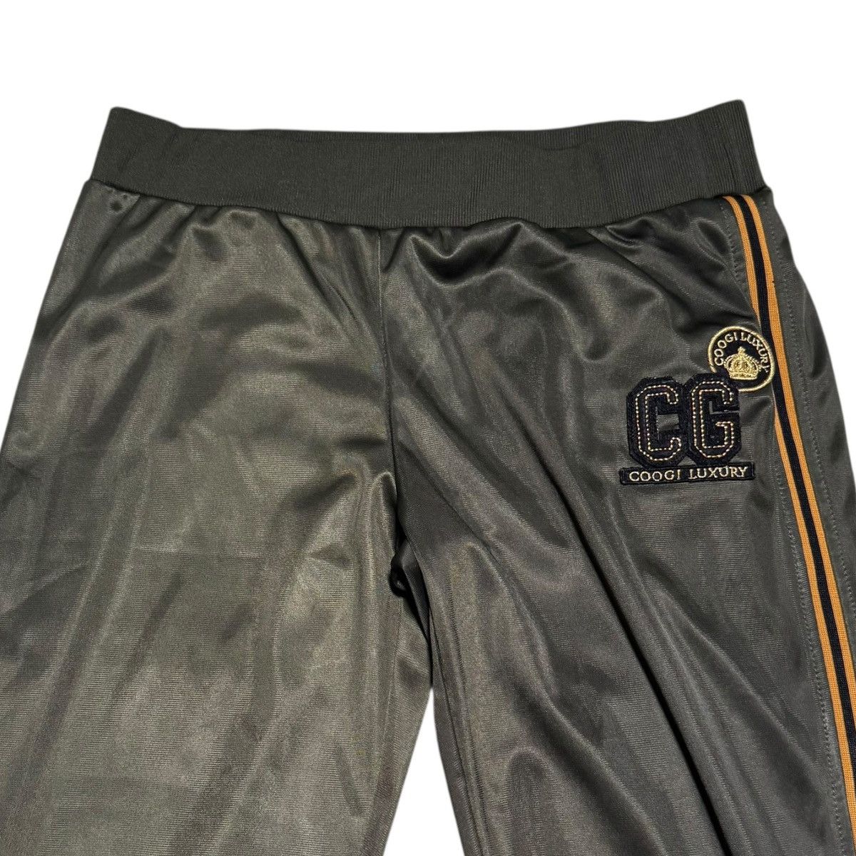 Coogi Coogi Luxury 100% Polyester Green Track Pants Women’s Large Size 30" / US 8 / IT 44 - 3 Thumbnail