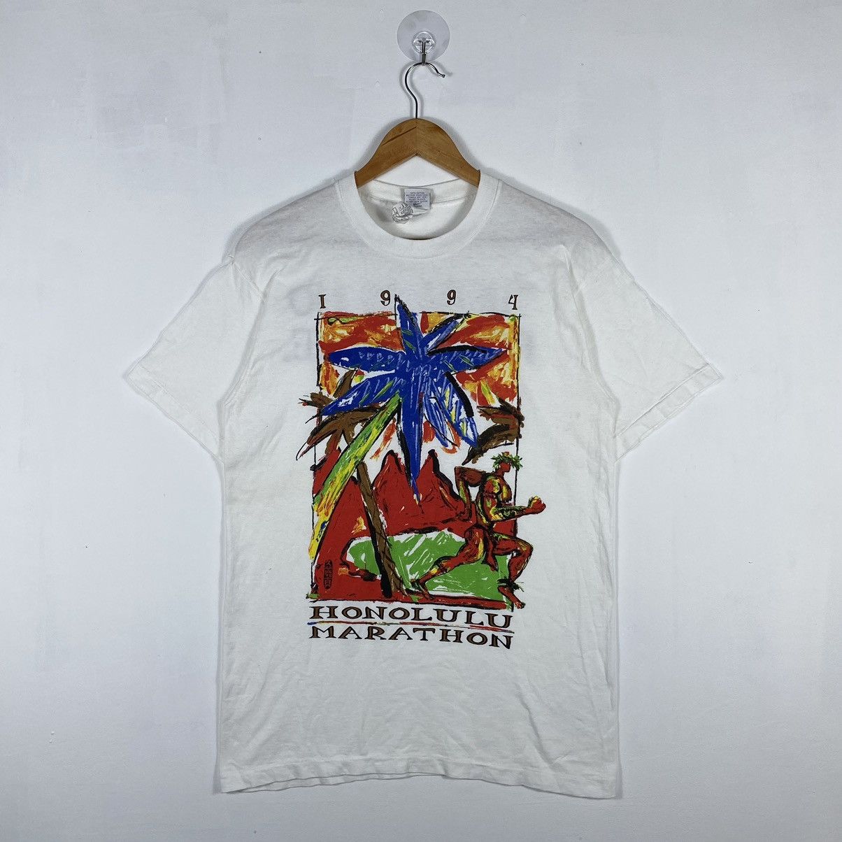 Nike × Vintage Vintage 1994 NIKE HONOLULU MARATHON There Is No Finish Line Size US M / EU 48-50 / 2 - 2 Thumbnail