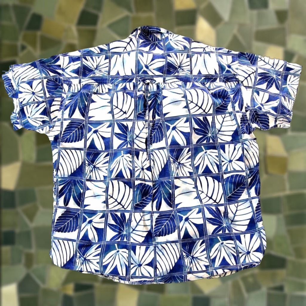 Ralph Lauren VINTAGE Ralph Lauren Chaps Shirt Men XL Floral Blue Size US XL / EU 56 / 4 - 1 Thumbnail