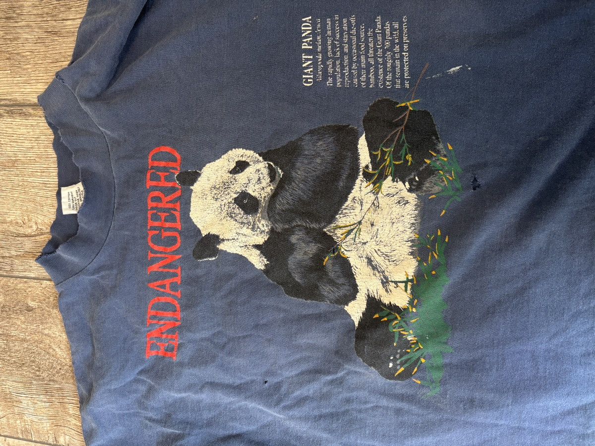 Vintage Endangered pandas long sleeve Size US M / EU 48-50 / 2 - 4 Thumbnail