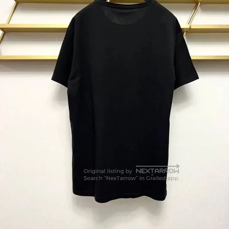 Alexander McQueen Alexander McQUEEN Black Cotton Embroidered Short Sleeve Tee Size US L / EU 52-54 / 3 - 4 Thumbnail