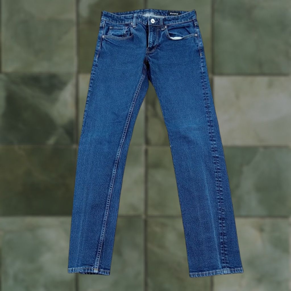 Bonobos Bonobos Jeans Mens 30x32 (30x30 Actual) Blue Skinny Tailored Stretch Casual Size US 30 / EU 46 - 1 Thumbnail