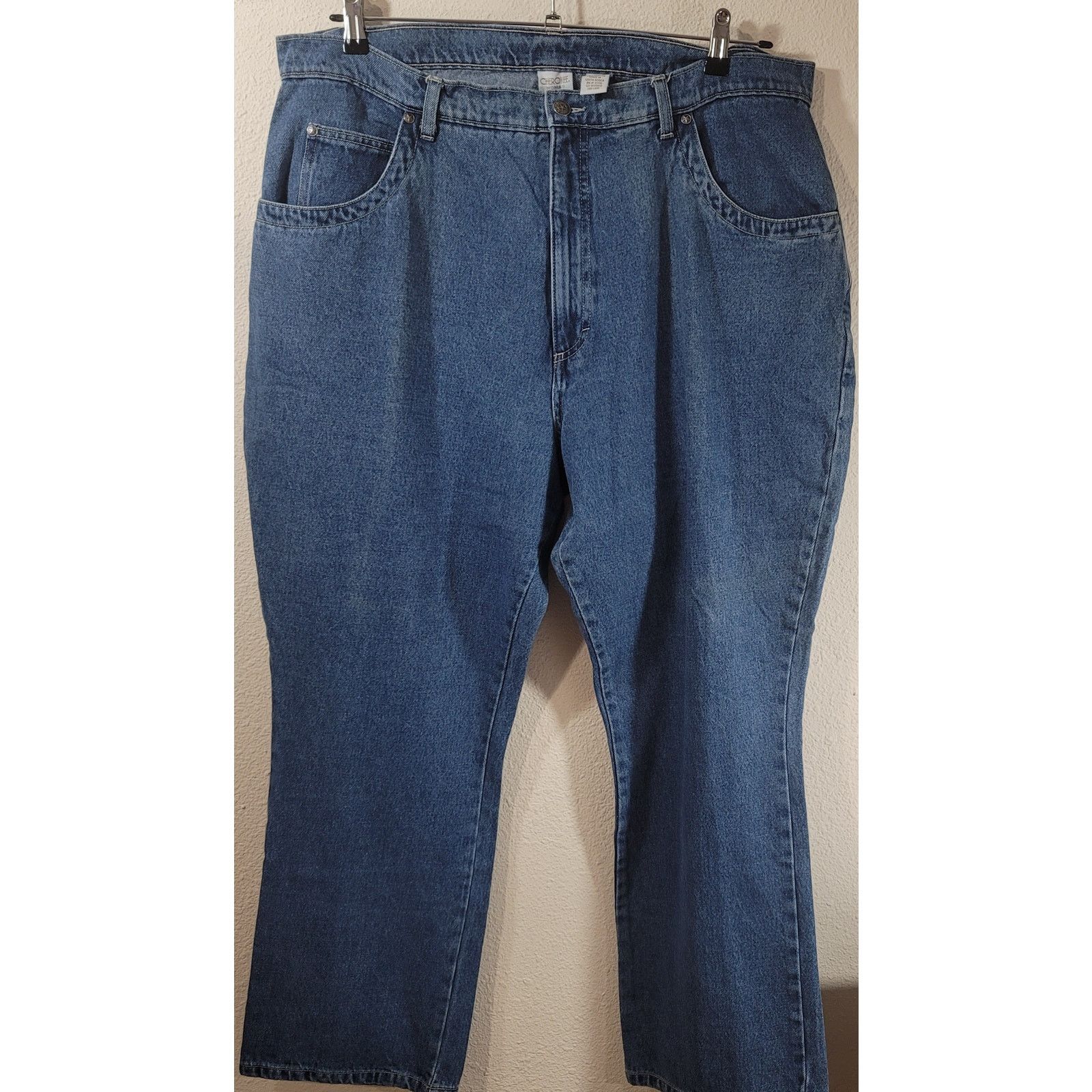 Cherokee Cherokee Blue 5 Pocket Design Denim Jeans 22W Lightweight Size 40" / US 18 - 1 Thumbnail