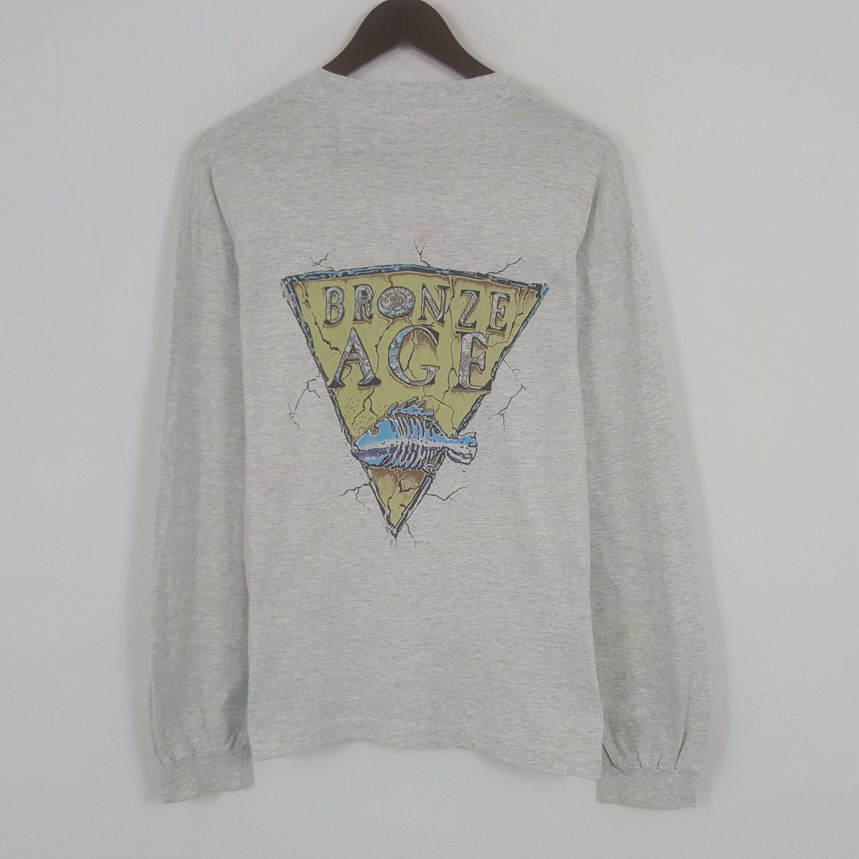 Japanese Brand × Vintage Vintage Bronze Age Rare Logo Tshirt Size US L / EU 52-54 / 3 - 1 Thumbnail