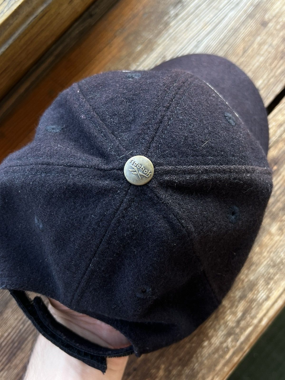 Reebok × Vintage Vintage Y2K Reebok Big Embroidered Logo Wool Cap Hat Size ONE SIZE - 13 Thumbnail