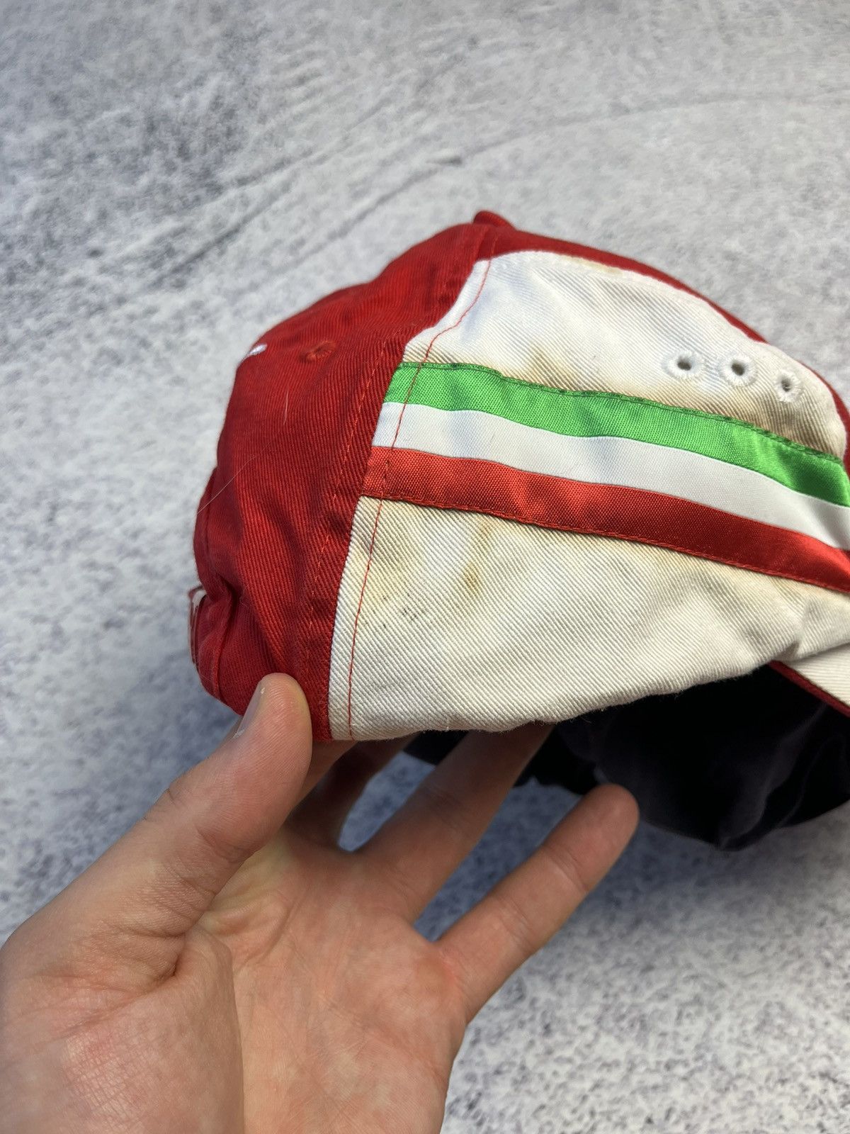 Ferrari Vintage Puma Ferrari Distressed Cap Y2K Size ONE SIZE - 8 Thumbnail