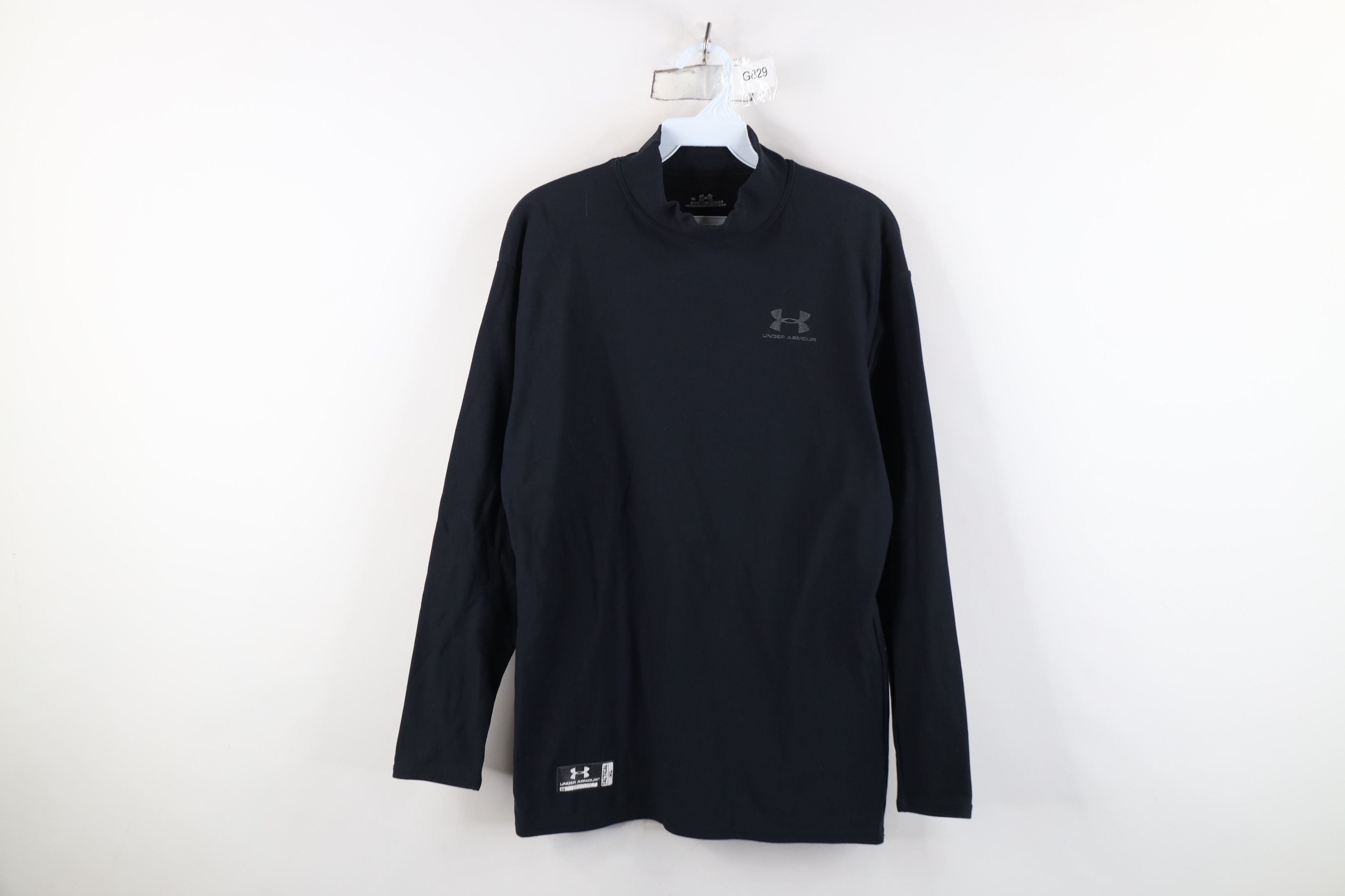 Under Armour Vintage Under Armour Tactical Compression Mock Neck T-Shirt Size US XL / EU 56 / 4 - 1 Thumbnail