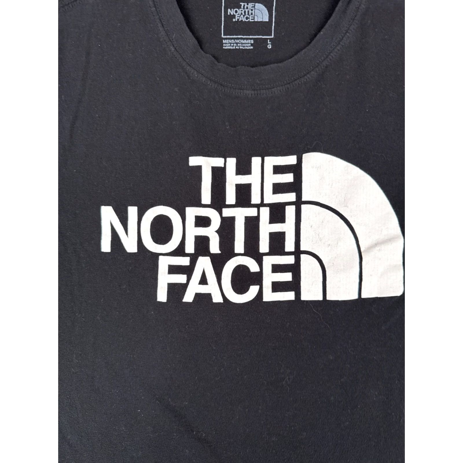 The North Face VINTAGE The North Face Shirt Men Large Black Short Sleeve Crew Neck 100% Cotton Jersey Logo All Seasons Mens Size US L / EU 52-54 / 3 - 6 Thumbnail