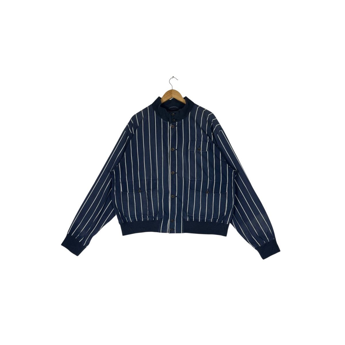 Polo Ralph Lauren Polo By Ralph Lauren Stripes Bomber Jacket Size US XL / EU 56 / 4 - 1 Thumbnail