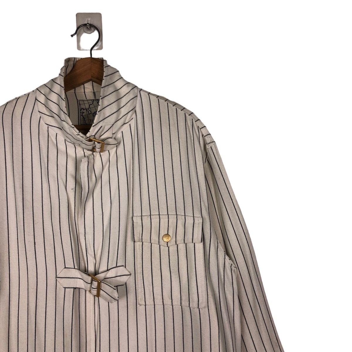 Japanese Brand Biker Chore Hickory Jacket Junko Shimada Japan Issey Miyake Size US M / EU 48-50 / 2 - 6 Thumbnail