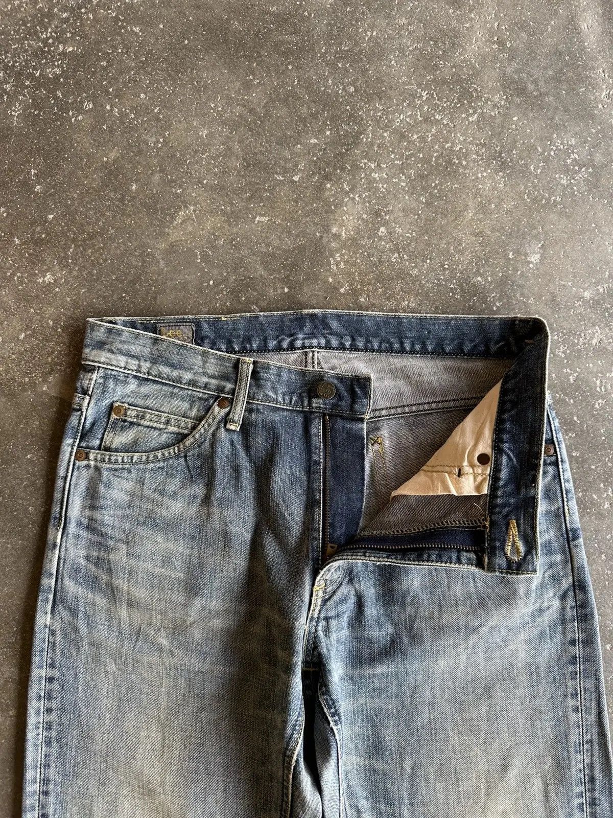 Lee W32 L33 FLARE/BOOTCUT VTG LEE JEANS RARE PATINA DENIM PANTS Size US 32 / EU 48 - 7 Thumbnail