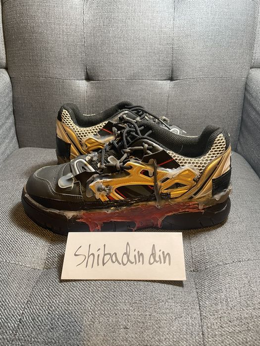 Maison Margiela Fusion Sneakers in black / Multicolor | Grailed