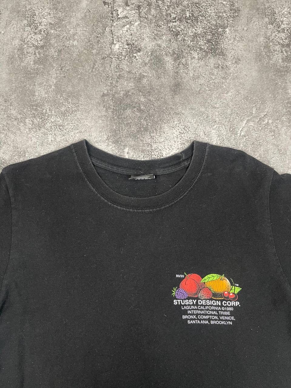 Stussy Stussy Men Cotton T-Shirt Black Size S Size US S / EU 44-46 / 1 - 2 Thumbnail