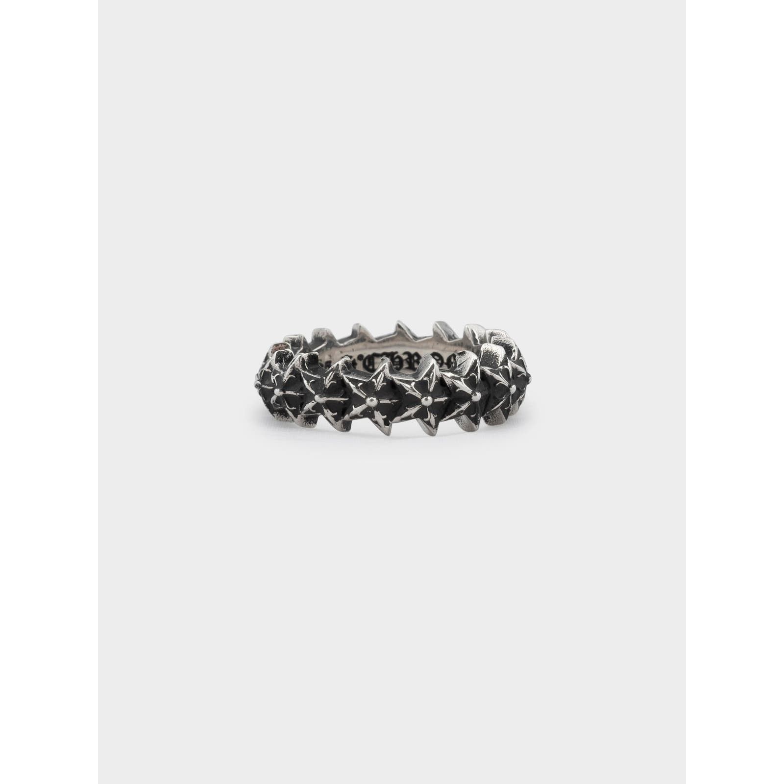 image of Chrome Hearts 5 Point Star Ring in Silver, Men's