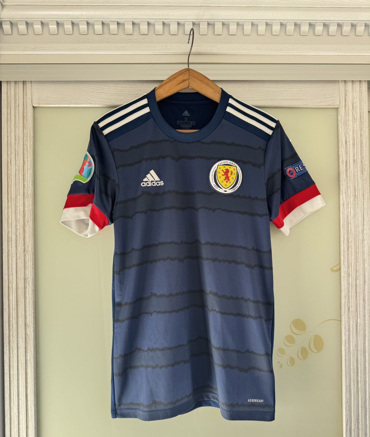 Adidas Scotland 2020-2021 Euro Home Soccer Jersey Football Shirt Size US S / EU 44-46 / 1 - 1 Thumbnail