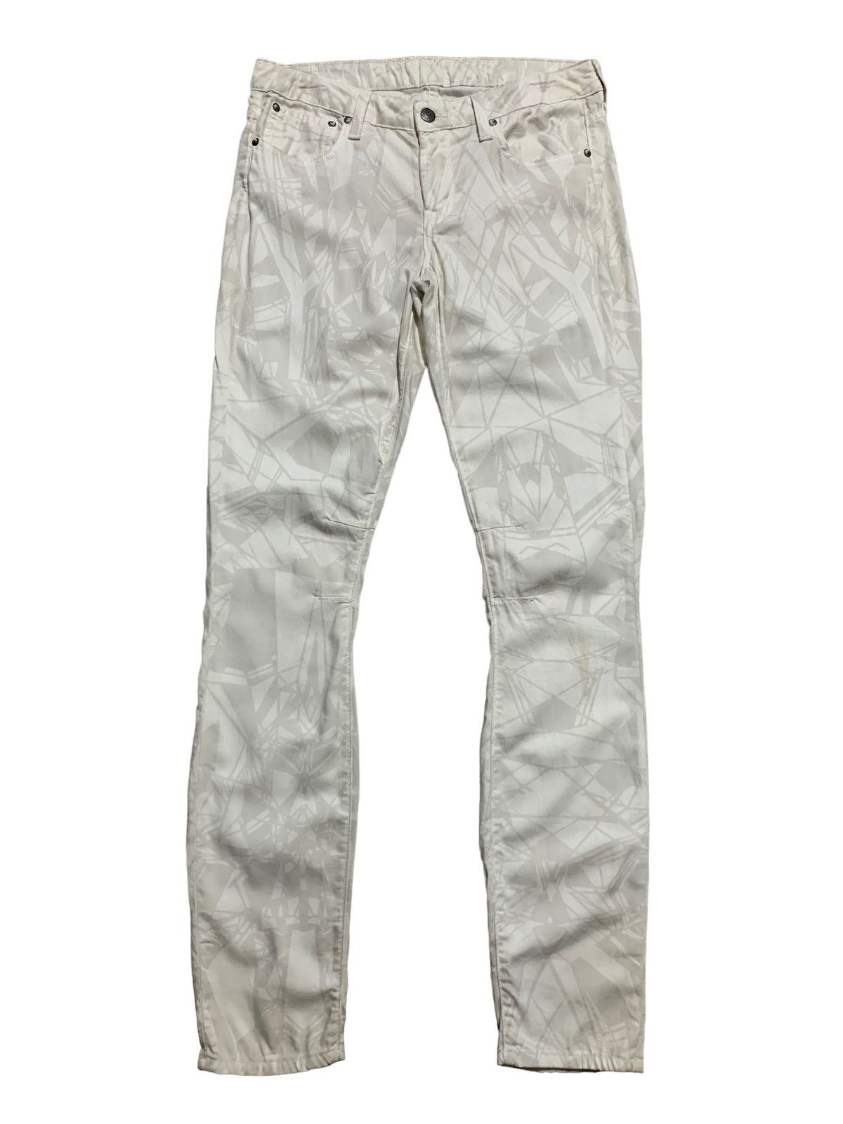 Helmut Lang Helmut Lang full printed skinny jeans Size 30" / US 8 / IT 44 - 1 Thumbnail