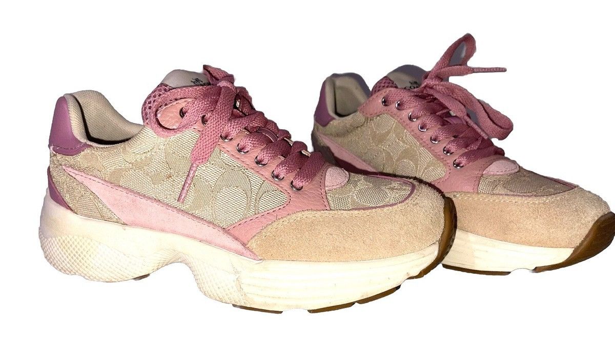 Coach C152 SIG TECH RUNNER (8.5 size FEMALE) Size US 8.5 / IT 38.5 - 3 Thumbnail