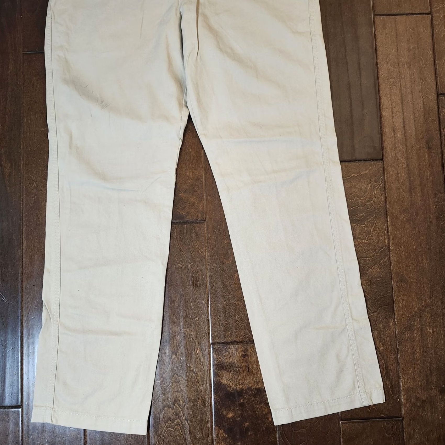 Vintage Columbia Mens Classic Beige Regular Fit Chino Pants - Size 36X34 - Minor Stains Size US 36 / EU 52 - 3 Thumbnail