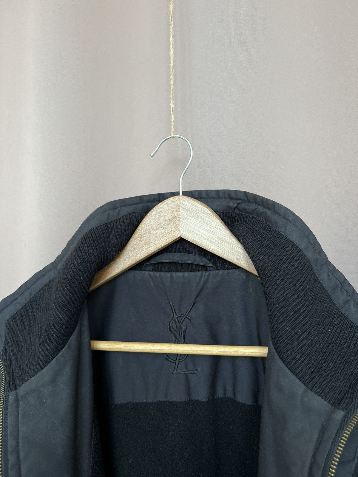 Vintage × Yves Saint Laurent Yves Saint Laurent Jacket Parka Pockets Mens Full Zip Size US L / EU 52-54 / 3 - 11 Thumbnail