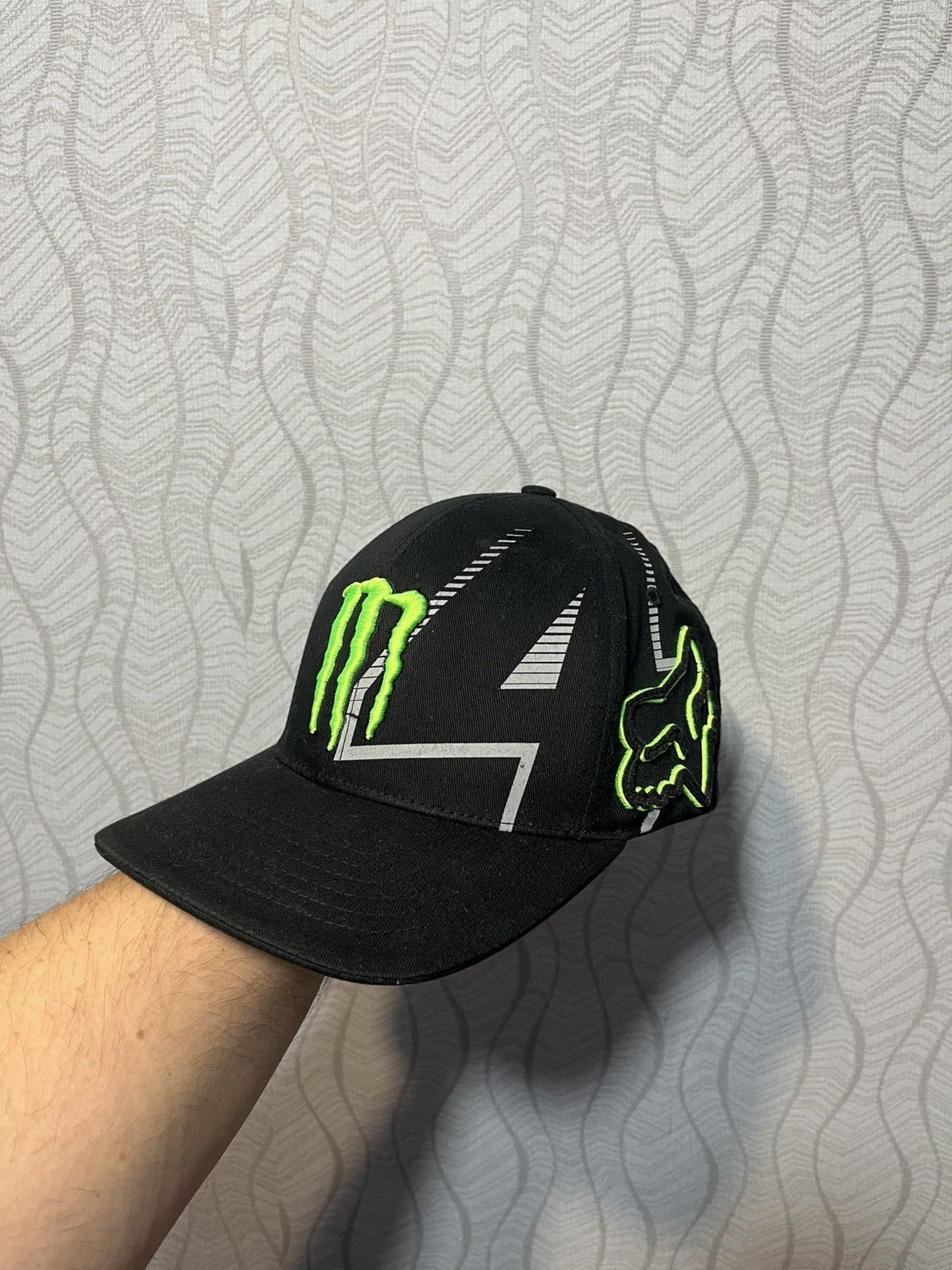 Fox Racing FOX Monster Energy Ricky Carmichael 4 Moto Racing Cap Hat Size ONE SIZE - 1 Thumbnail