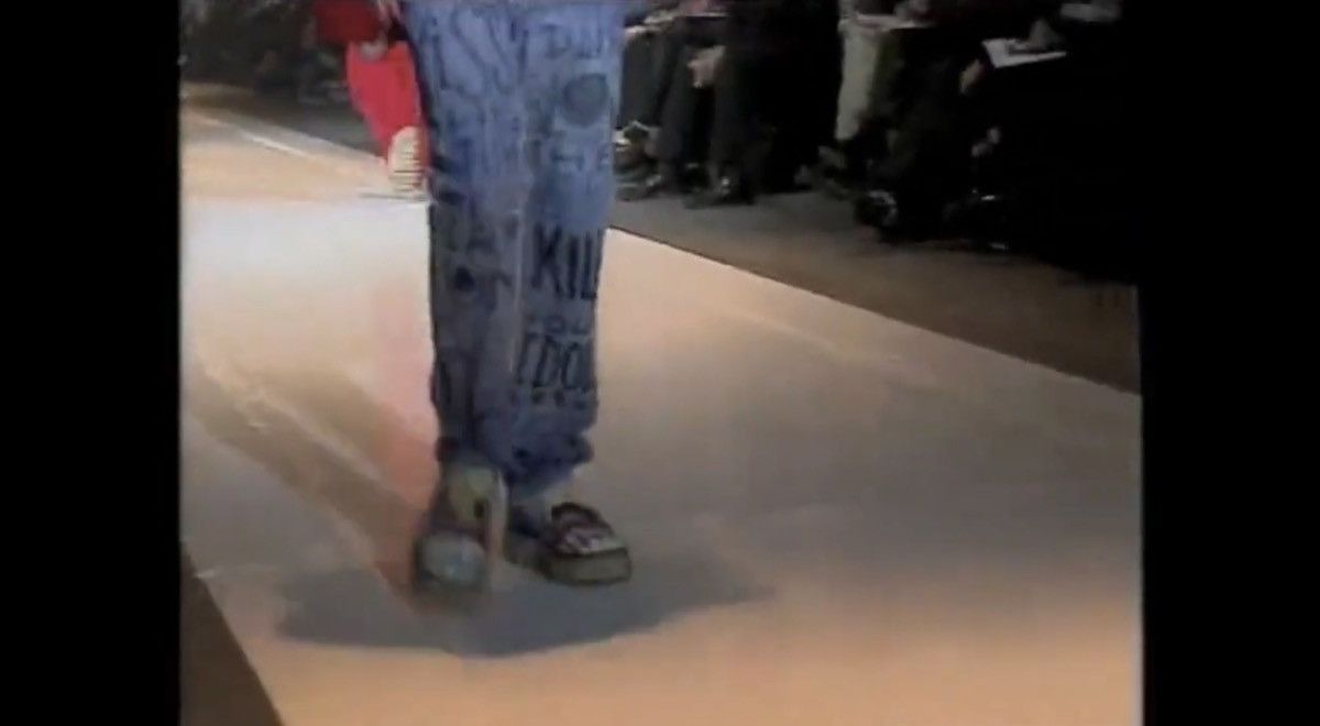 Walter Van Beirendonck W&LT A/W’97 Pen Denim Pants Size US 28 / EU 44 - 3 Thumbnail
