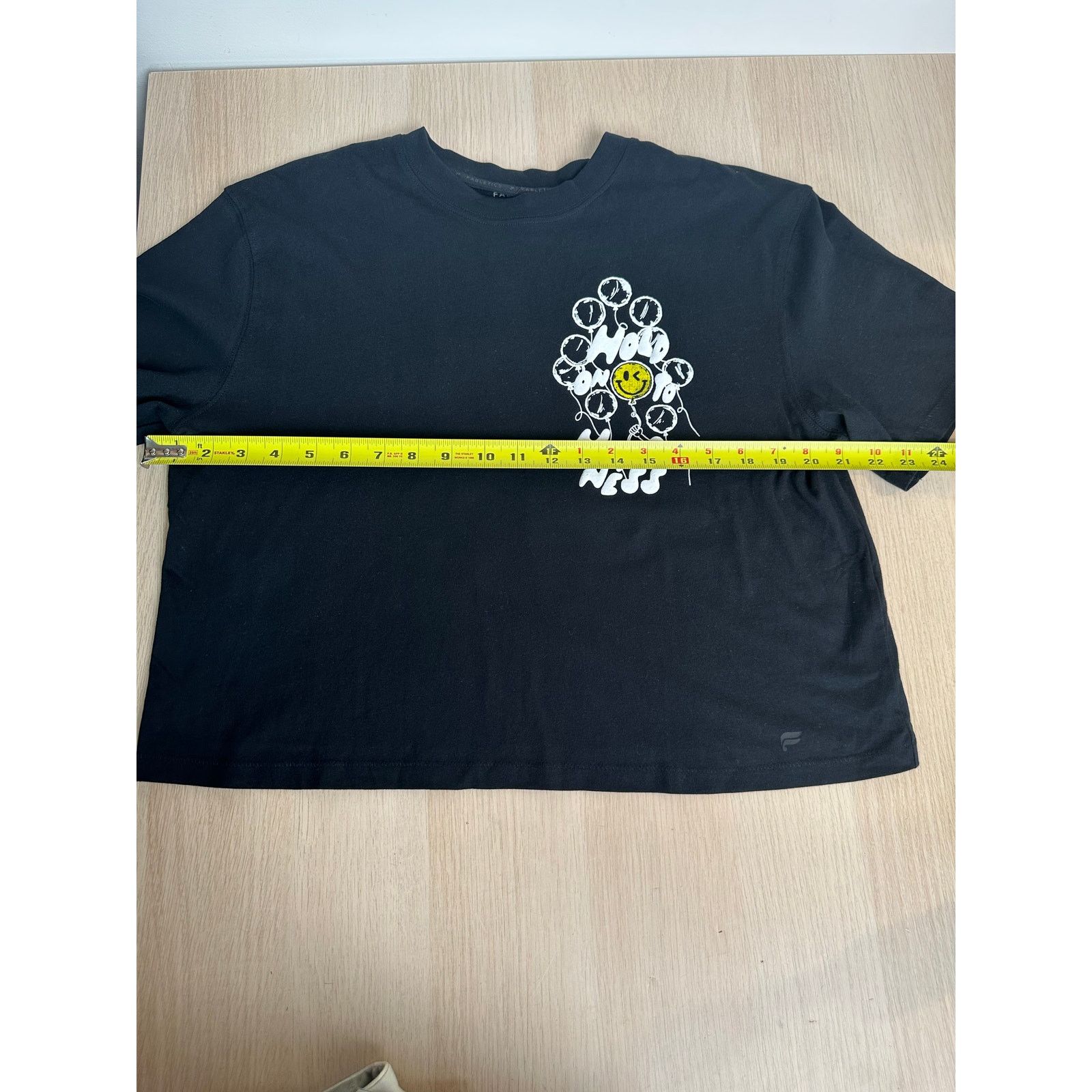 Fabletics Fabletics x S.W. Smiley Cotton T-Shirt - Size M - New Size US M / EU 48-50 / 2 - 4 Thumbnail