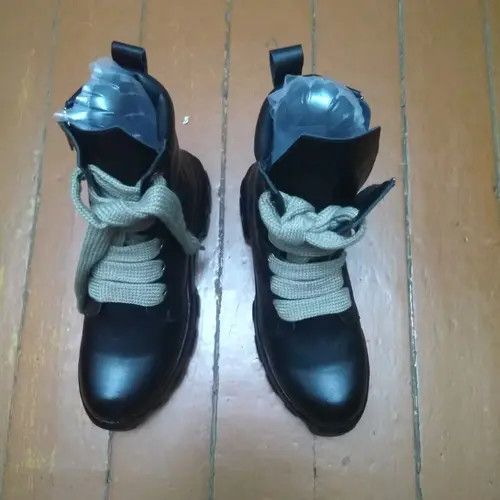 Japanese Brand Charcoal Platform Casual faux leather boots gothic punk Size US 6 / EU 39 - 4 Thumbnail