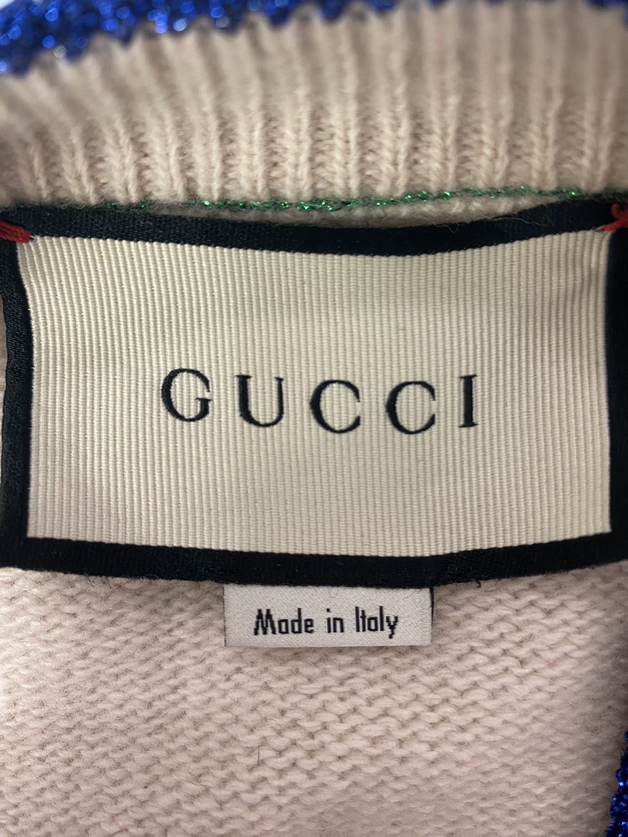 Gucci Gucci Striped Trim Wool Long Sleeve Knit Cardigan Coat K26WX Size XS / US 0-2 / IT 36-38 - 5 Thumbnail