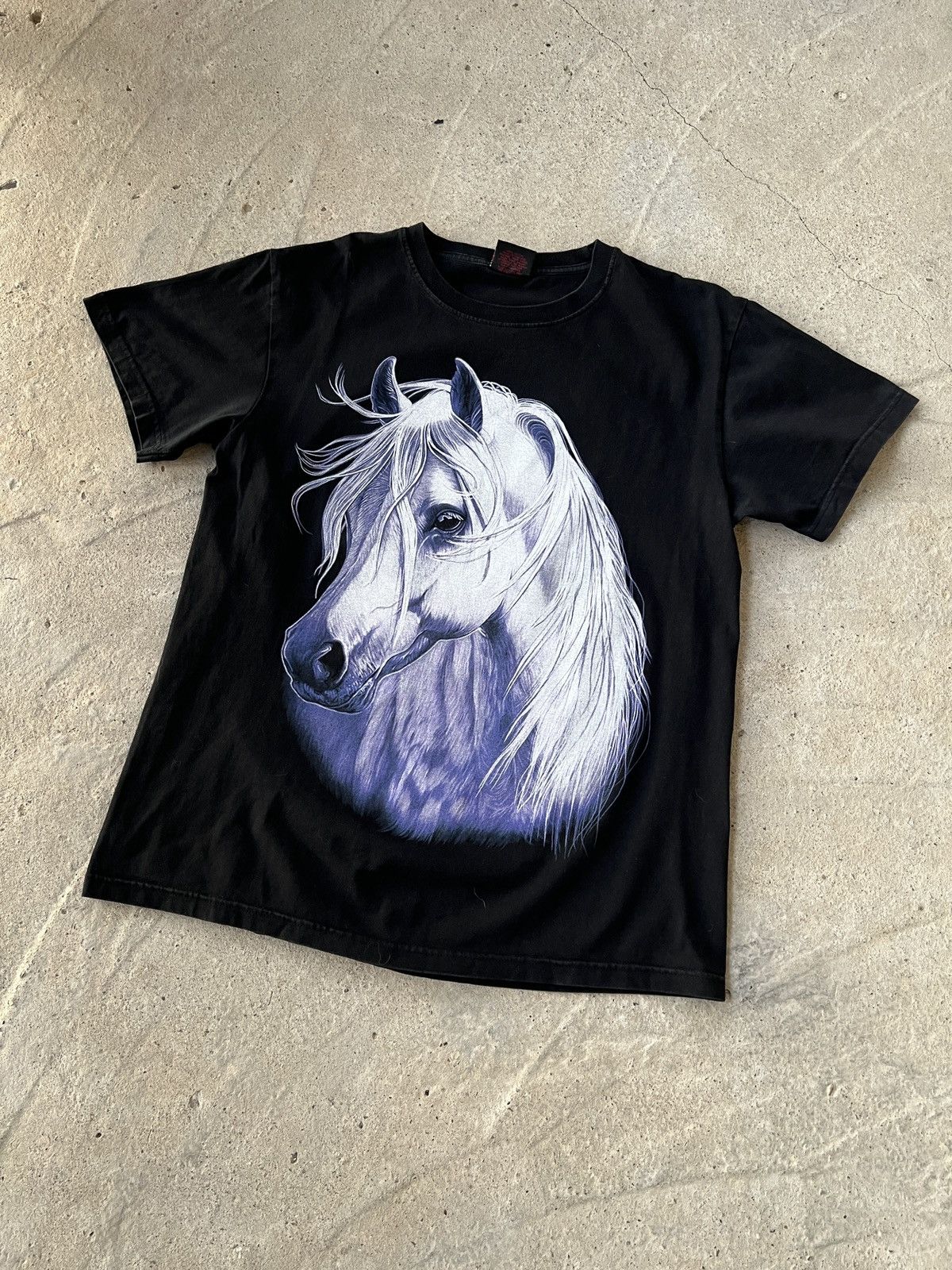 Vintage White Horses Tee Size US L / EU 52-54 / 3 - 1 Thumbnail