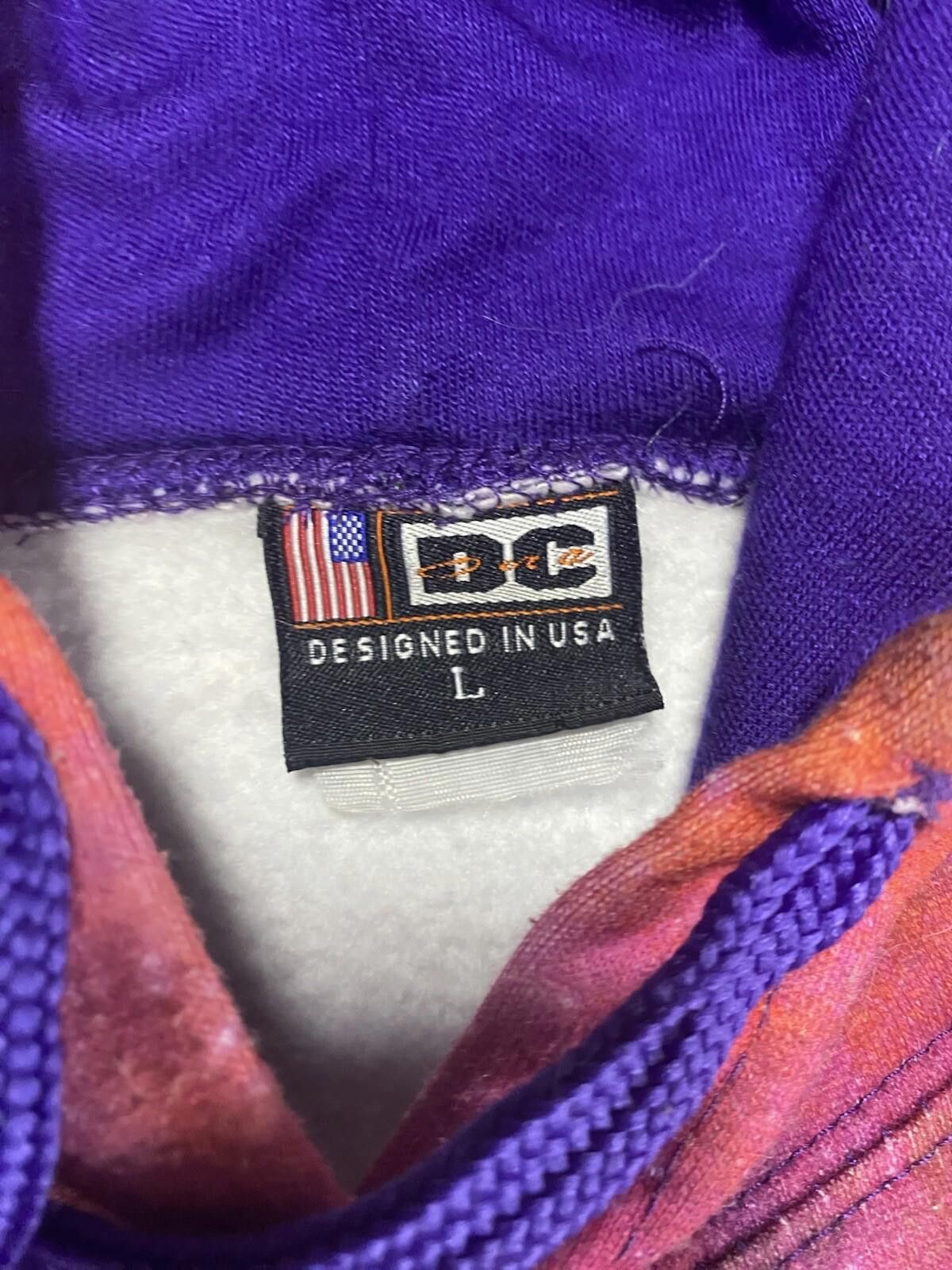 DC Washington DC Hoodie Large Tie Dye Theme made USA y2k vtg Size US L / EU 52-54 / 3 - 4 Thumbnail