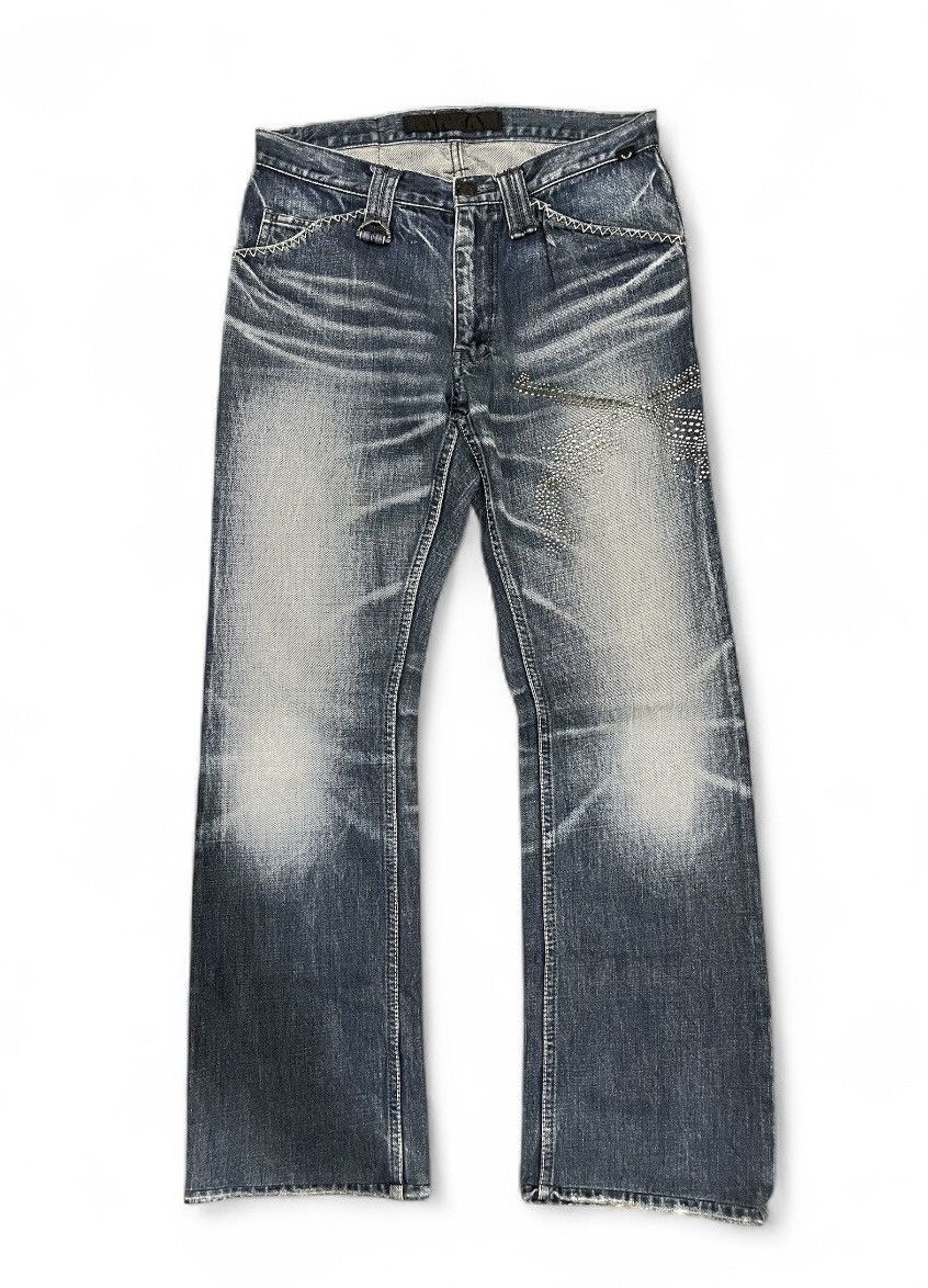 Roar Roar Made in Japan Denim Jeans Cross Gun Design Size US 30 / EU 46 - 1 Thumbnail