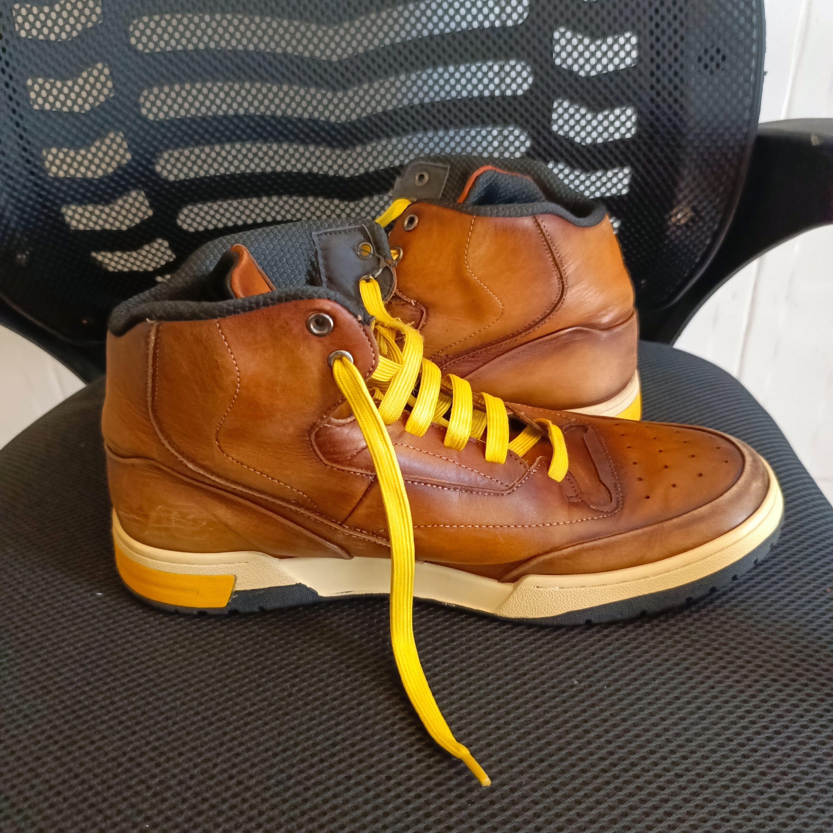 Berluti Berluti hightop sneakers brown leather size 9 Size US 9 / EU 42 - 10 Thumbnail