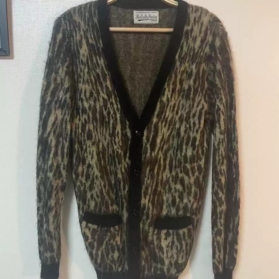 Leopard Mohair Cardigan | Grailed