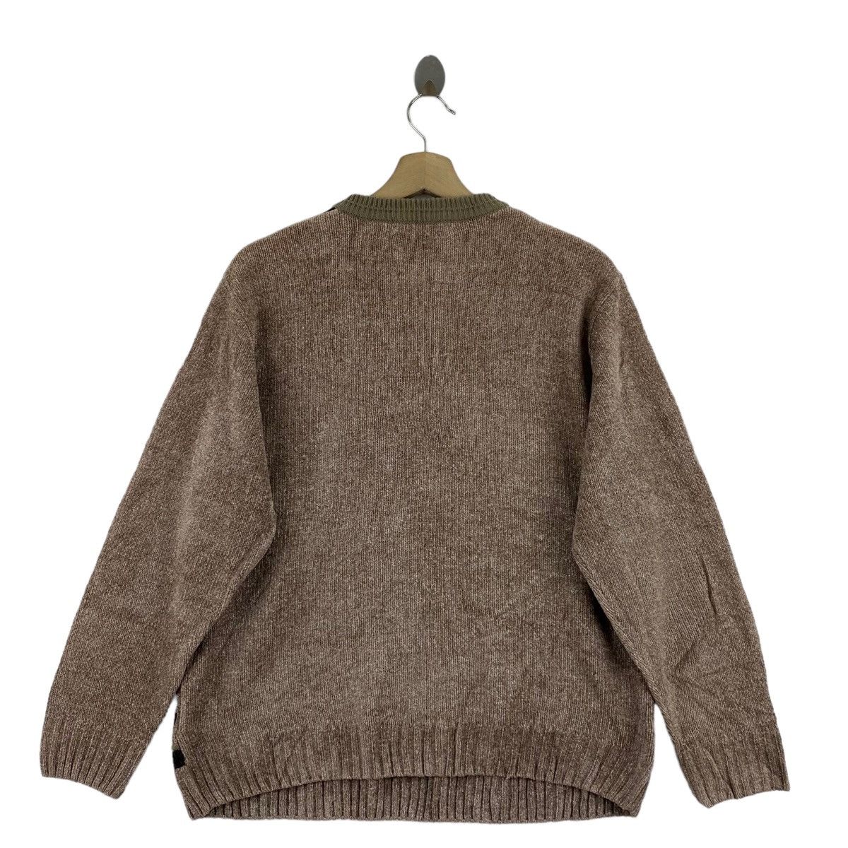 Other PATRIZIO FRANCESCA ITALY Overprint Design Wool Brown Sweater Size US M / EU 48-50 / 2 - 3 Thumbnail