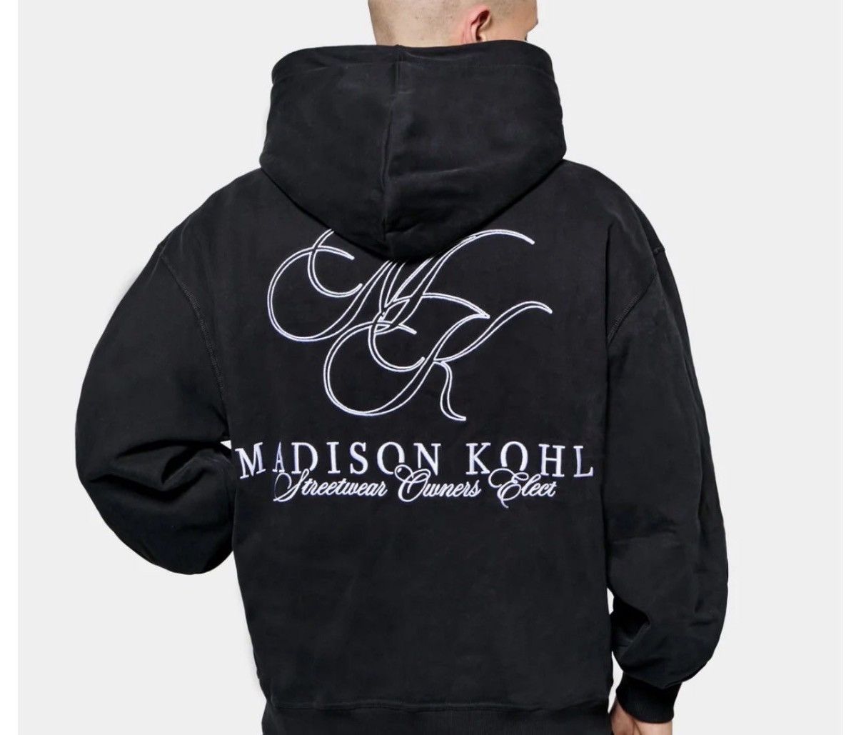 Madison Madison Kohl MK67 Black Monogram Hoodie Size M Size US M / EU 48-50 / 2 - 2 Thumbnail