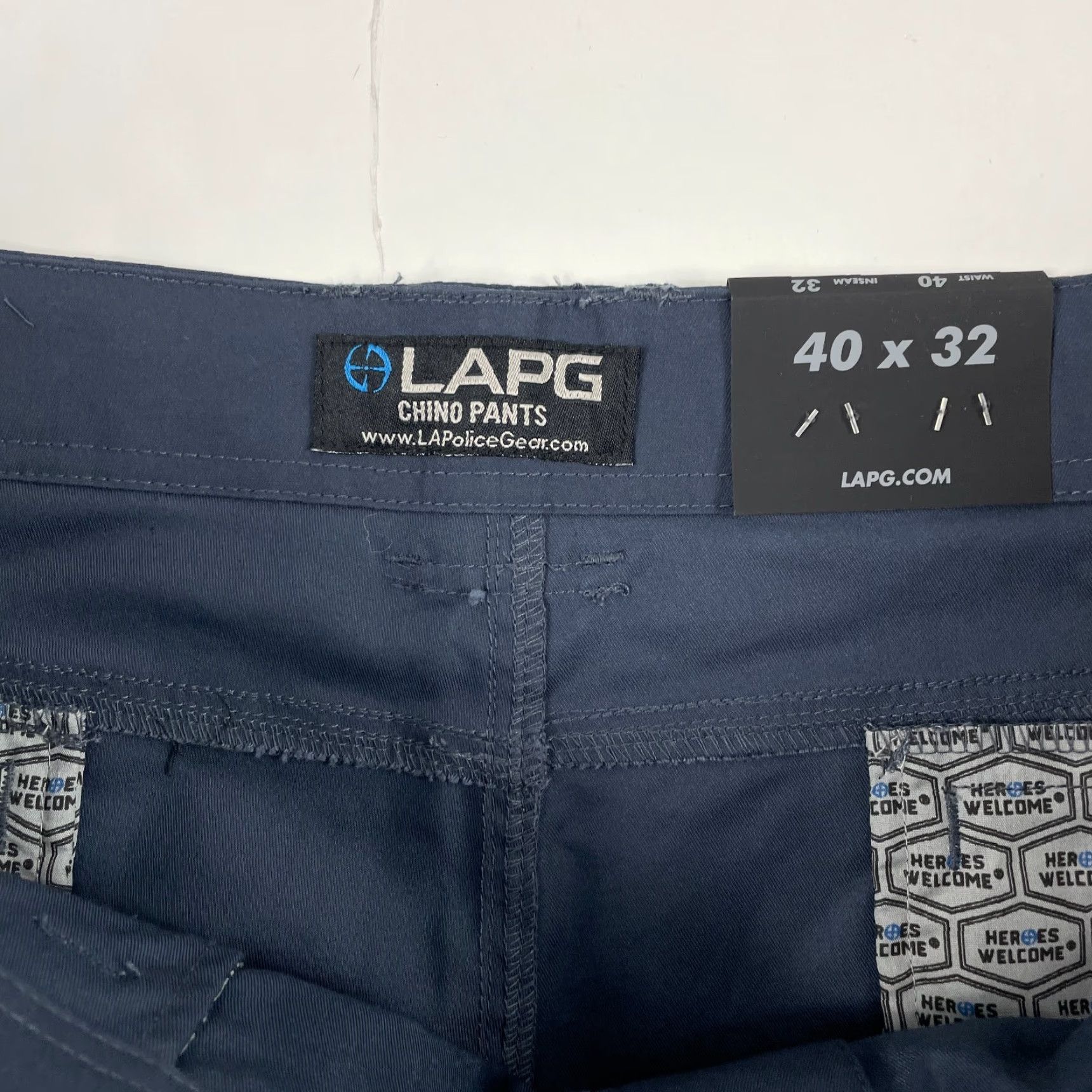 Vintage LAPG Pants Mens 40 x 32 Blue Terrain Flex Chino Straight Leg Workwear Tactical Size US 40 / EU 56 - 7 Thumbnail