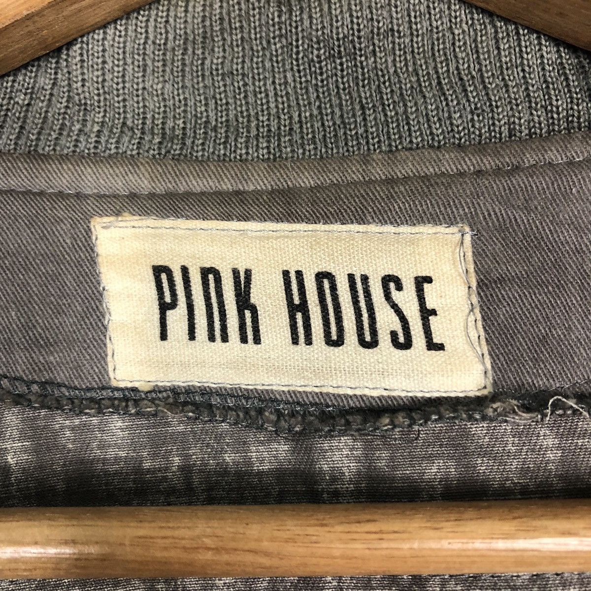 Issey Miyake 🔥Vintage 80’s Bomber Jacket Pink House Big Logo Japan Made Size US M / EU 48-50 / 2 - 18 Thumbnail