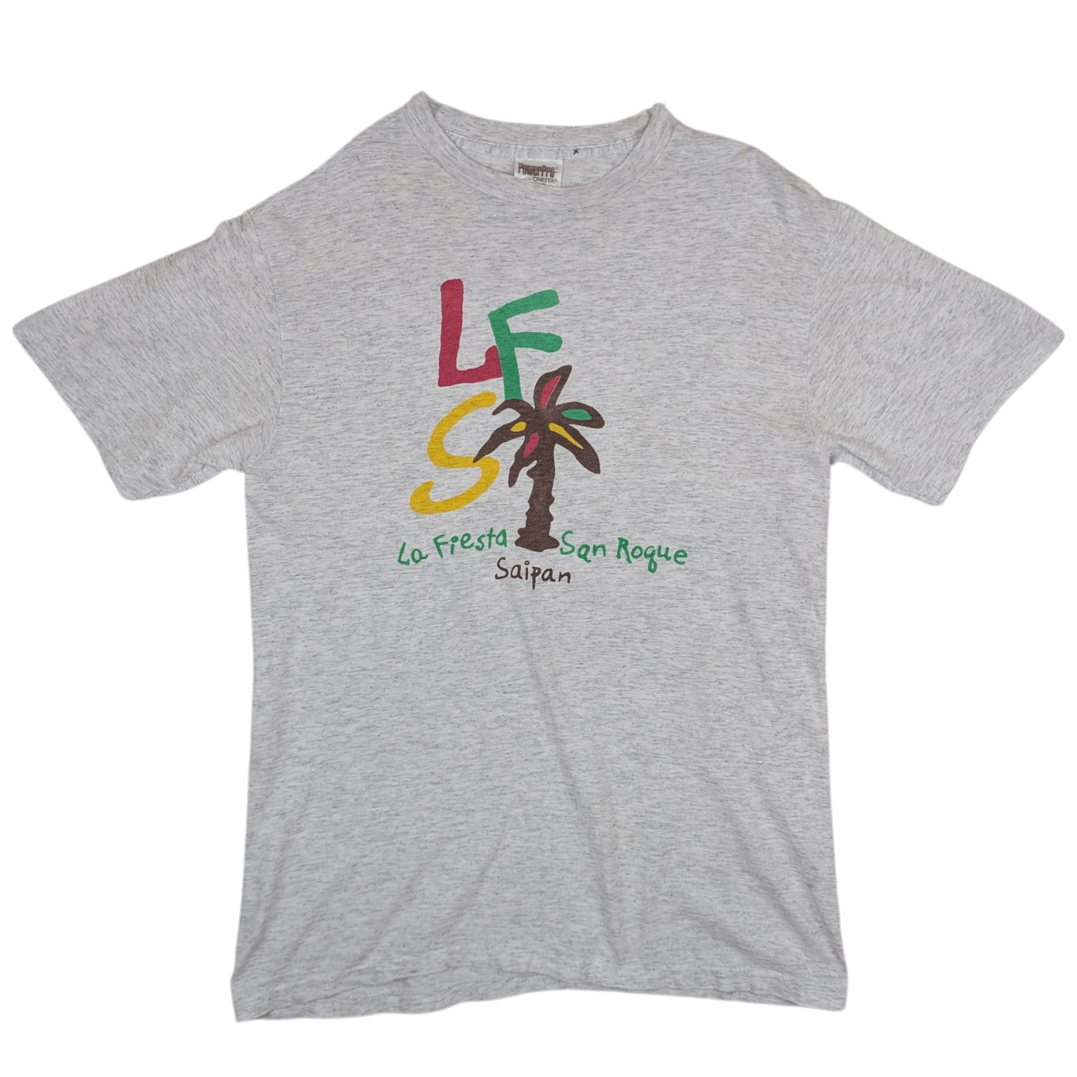 Vintage Vintage 90's La Fiesta San Roque Saipan Hawaii T-Shirt Size US M / EU 48-50 / 2 - 2 Thumbnail